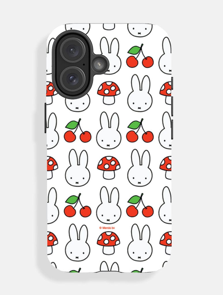 Miffy Cherry and Mushroom Ultra Protective iPhone Case Phone Cases Skinnydip London