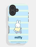 Miffy Scooter Stripe Ultra Protective iPhone Case Phone Cases Skinnydip London