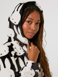 Miffy x Skinnydip Black Blanket Hoodie Lingerie & Nightwear Skinnydip London