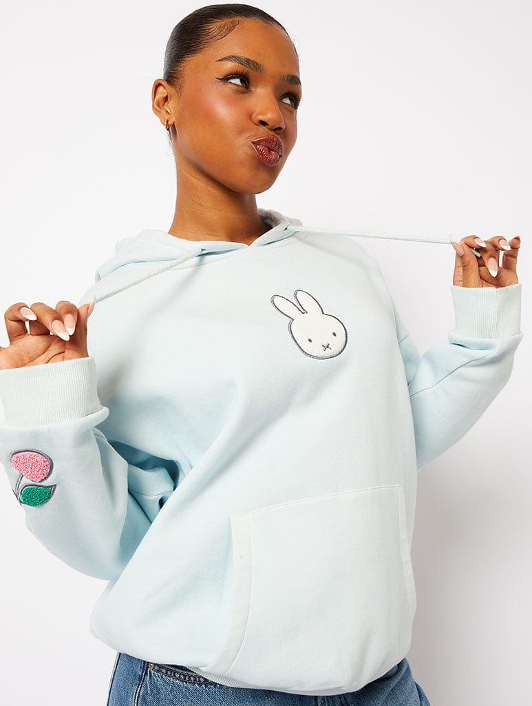 Miffy x Skinnydip Blue Hoodie Hoodies & Sweatshirts Skinnydip London