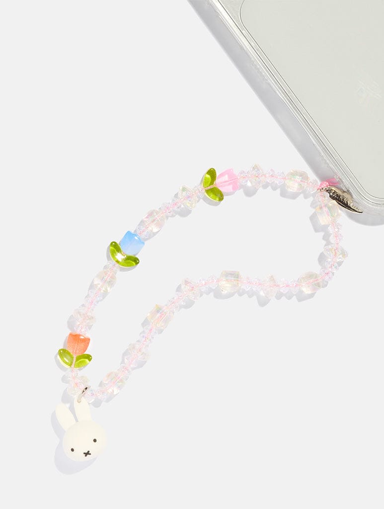 Miffy x Skinnydip Charm Tulip Beaded Strap Phone Grips Skinnydip London