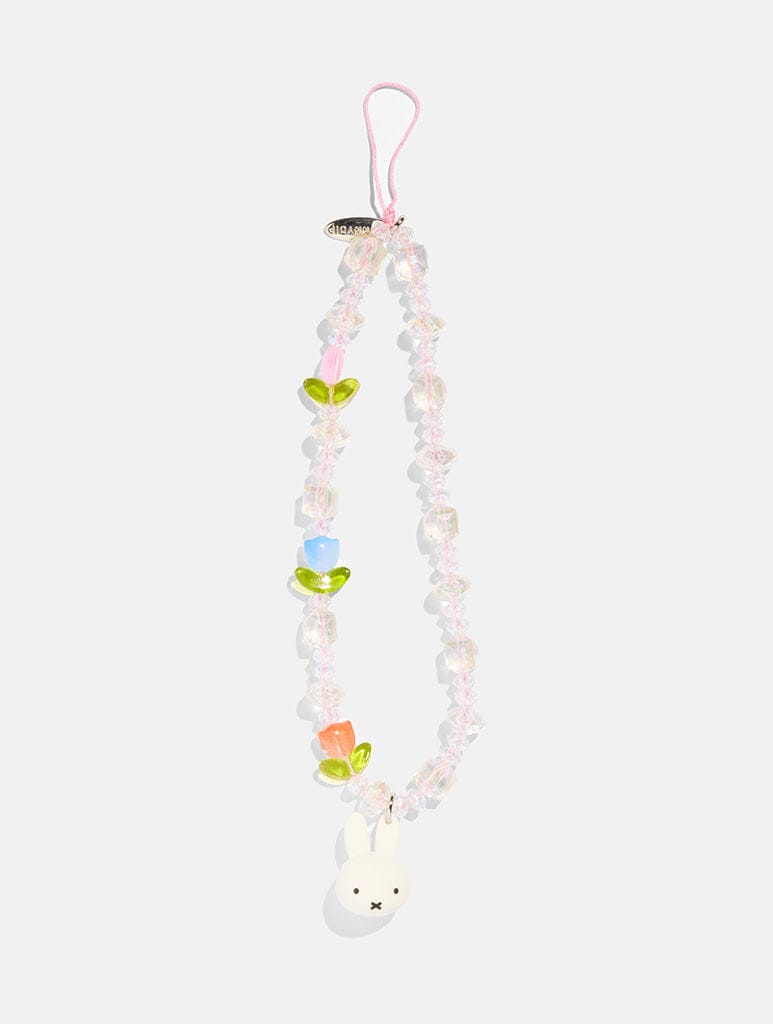 Miffy x Skinnydip Charm Tulip Beaded Strap Phone Grips Skinnydip London
