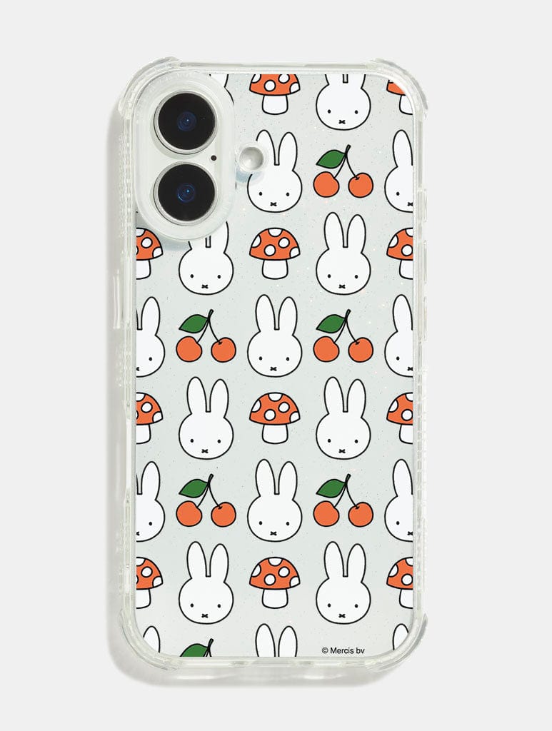 Miffy x Skinnydip Cherry And Mushroom Shock iPhone Case Phone Cases Skinnydip London