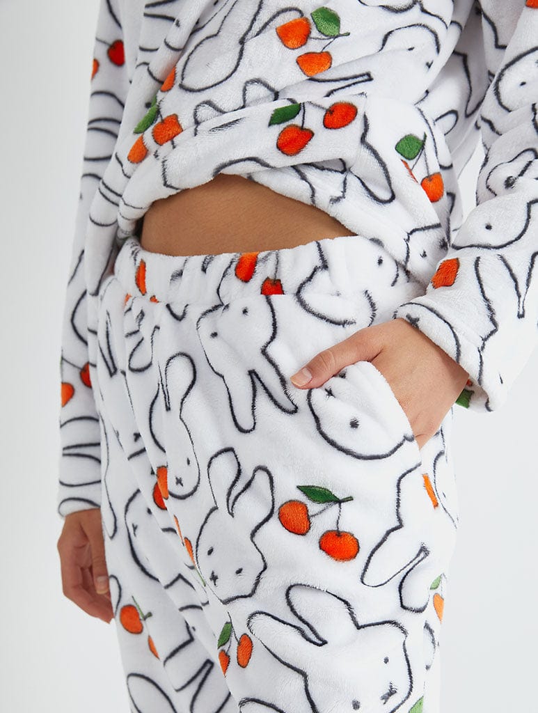 Miffy x Skinnydip Cherry Fleece Pyjama Set Lingerie & Nightwear Skinnydip London