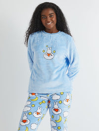 Miffy x Skinnydip Cloud Fleece Pyjama Set Lingerie & Nightwear Skinnydip London