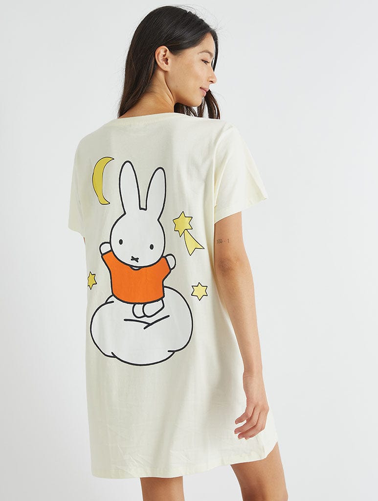 Miffy x Skinnydip Cloud Night Dress in Ecru Lingerie & Nightwear Skinnydip London