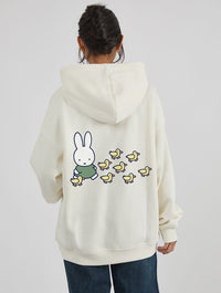 Miffy x Skinnydip Ducks Hoodie In White Hoodies & Sweatshirts Skinnydip London
