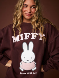 Miffy x Skinnydip Enjoy Your Day Sweatshirt Hoodies & Sweatshirts Skinnydip London