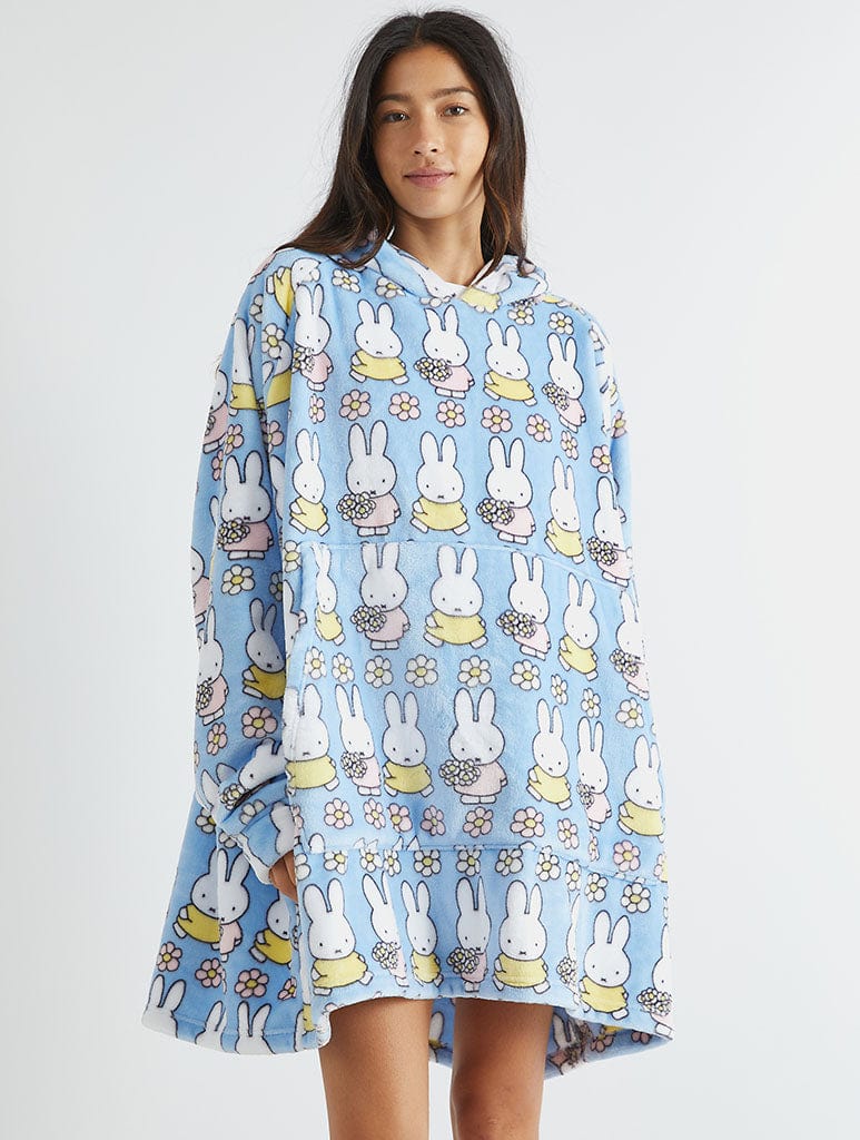 Miffy x Skinnydip Flower Blanket Hoodie Lingerie & Nightwear Skinnydip London
