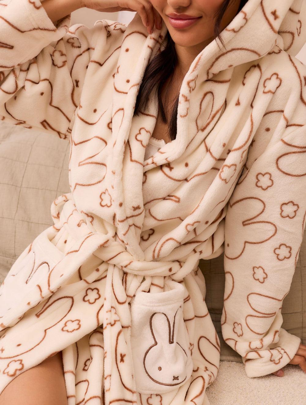 Miffy x Skinnydip Flower Dressing Gown Lingerie & Nightwear Skinnydip London