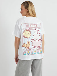 Miffy x Skinnydip Hoppy Easter T-Shirt in Ecru Tops & T-Shirts Skinnydip London