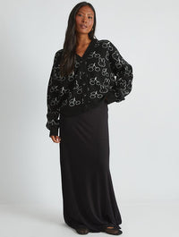 Miffy x Skinnydip Knitted Cardigan in Black Jumpers & Cardigans Skinnydip London
