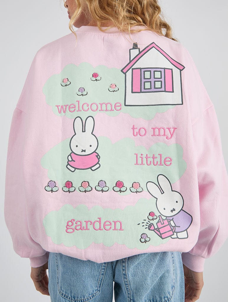 Miffy x Skinnydip Little Garden Sweatshirt Hoodies & Sweatshirts Skinnydip London