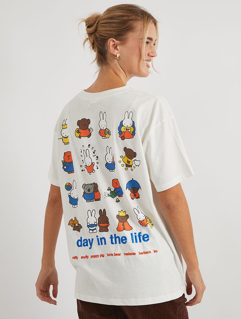 Miffy x Skinnydip Miffy Day In The Life T-Shirt Tops & T-Shirts Skinnydip London