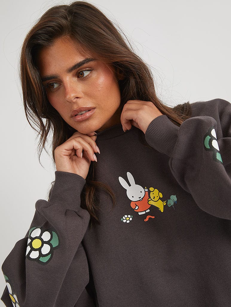 Miffy x Skinnydip Miffy Woodland Sweatshirt Hoodies & Sweatshirts Skinnydip London