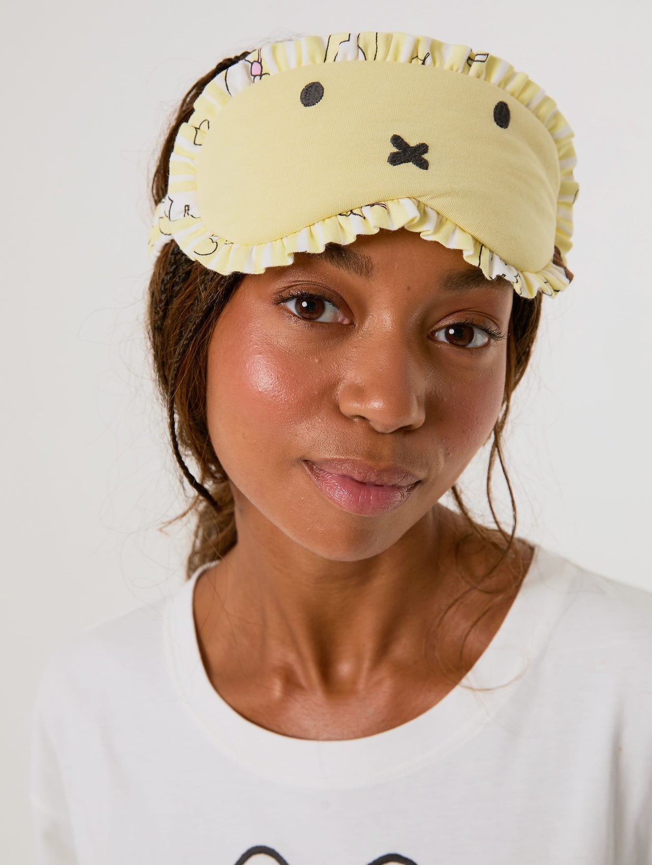 Miffy x Skinnydip Night T-Shirt and Trouser Pyjama Set with Eye Mask Lingerie & Nightwear Skinnydip London