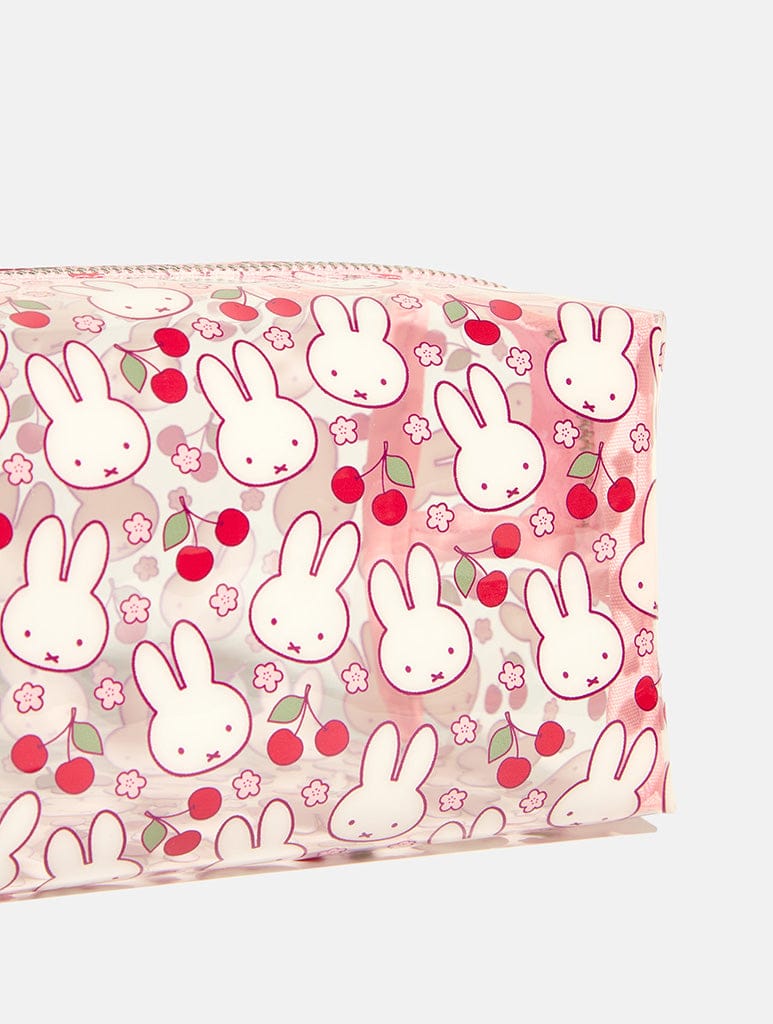 Miffy x Skinnydip Pink Flower Makeup Bag Makeup Bags & Wash Bags Skinnydip London
