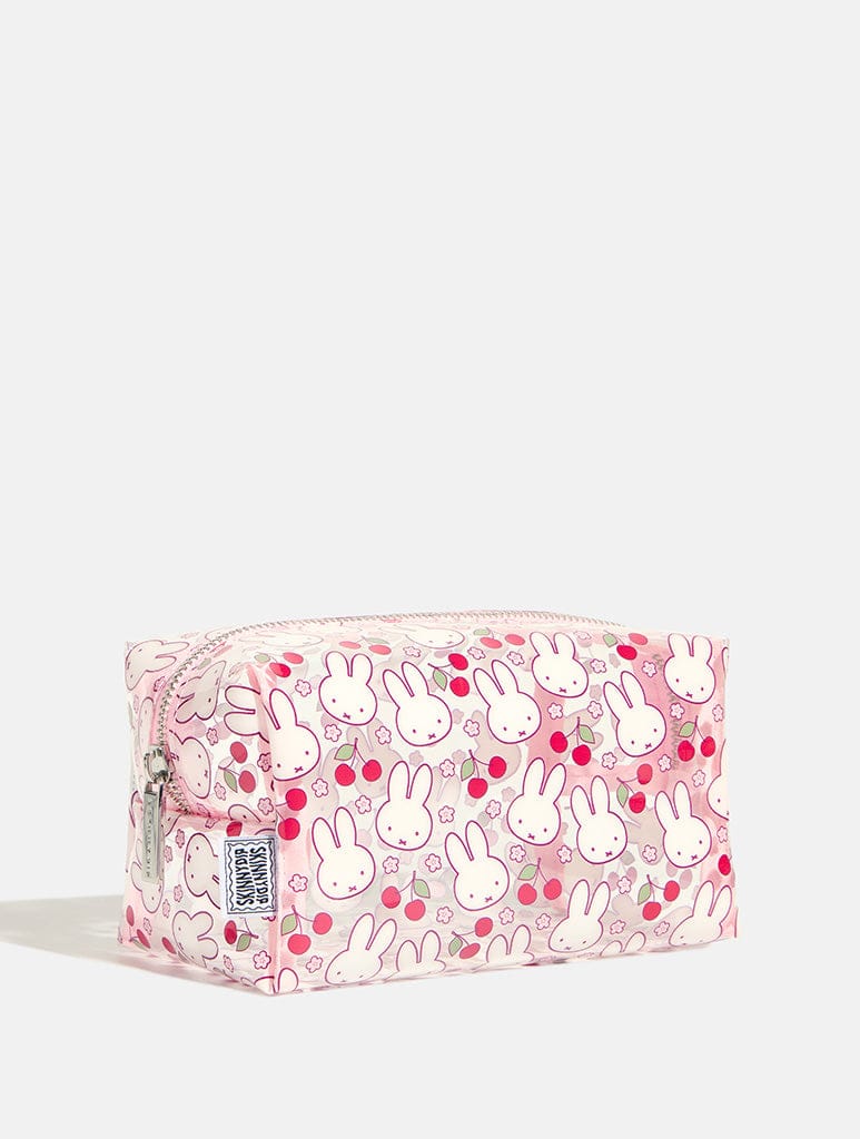 Miffy x Skinnydip Pink Flower Makeup Bag Makeup Bags & Wash Bags Skinnydip London