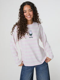 Miffy x Skinnydip Pink Stripe Long Sleeve Top Tops & T-Shirts Skinnydip London