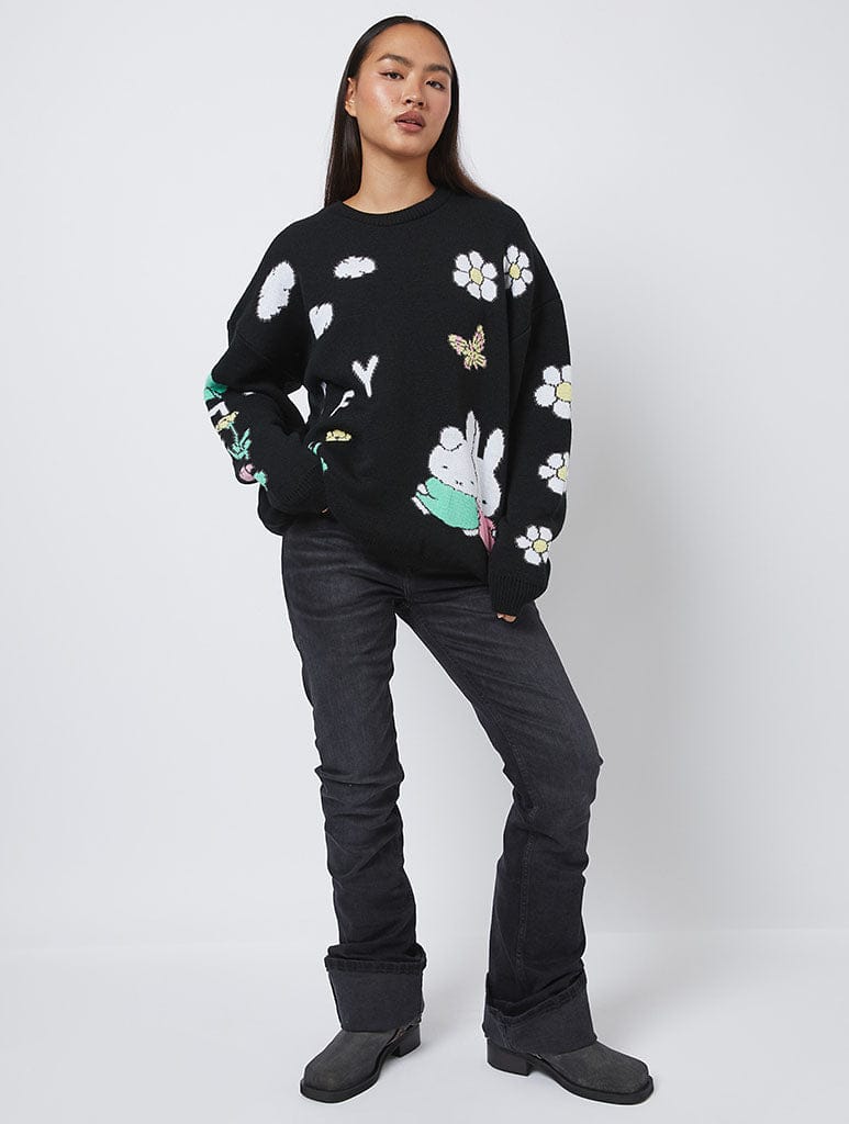 Miffy x Skinnydip Placement Knitted Jumper Jumpers & Cardigans Skinnydip London