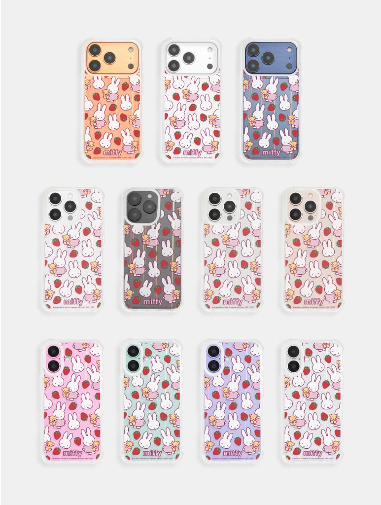 Miffy x Skinnydip Strawberry Shock iPhone Case Phone Cases Skinnydip London