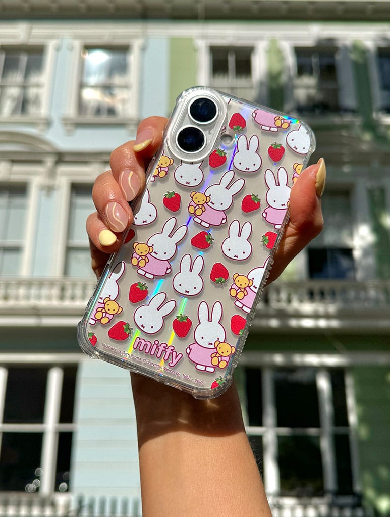 Miffy x Skinnydip Strawberry Shock iPhone Case Phone Cases Skinnydip London