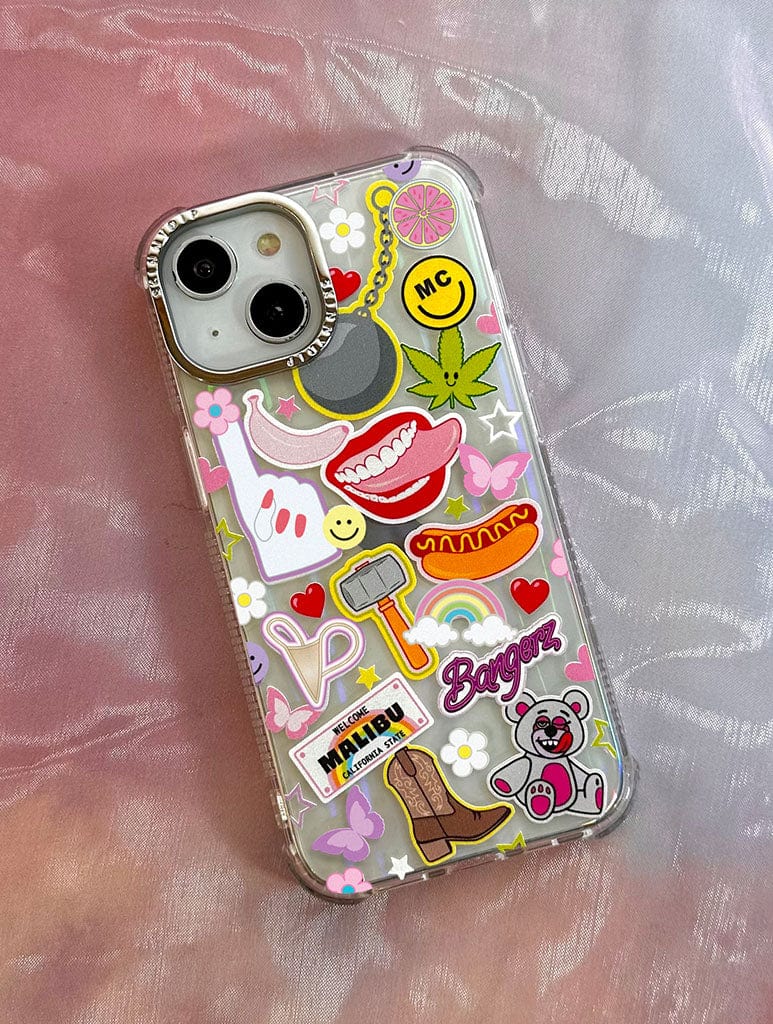 Miley Sticker Shock iPhone Case Phone Cases Skinnydip London