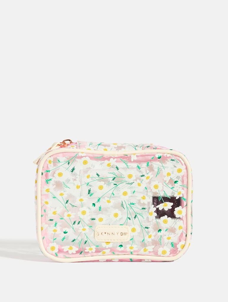 desi perkins travel makeup bag Mini Daisy Travel Makeup Bag With Bottles | Makeup Bags & Rolls