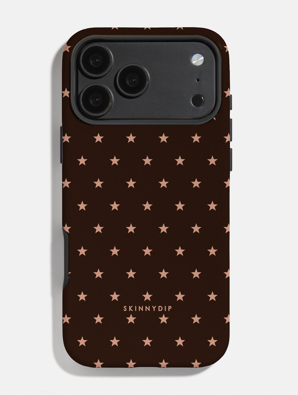 Mini Star Chocolate Brown Ultra Protective iPhone Case Phone Cases Skinnydip London