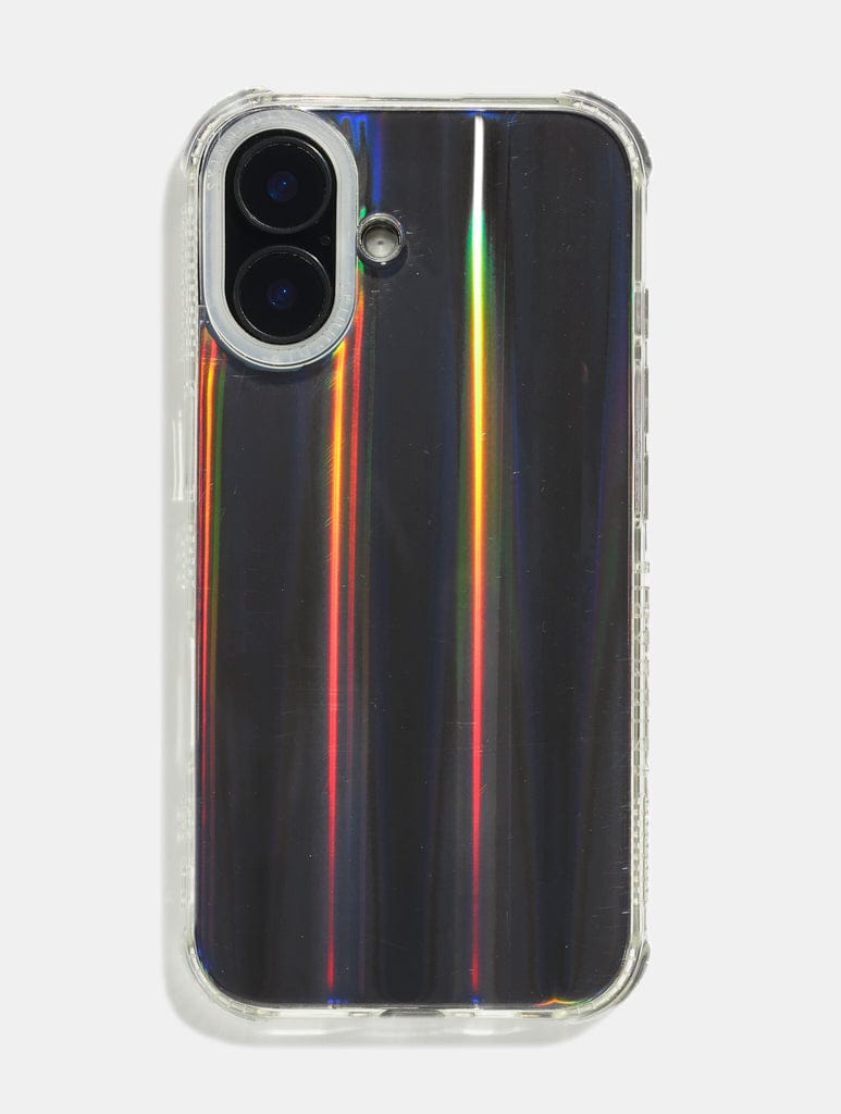 Minimal Subtle Holo Shock iPhone Case with Clear Camera Hole Phone Cases Skinnydip London