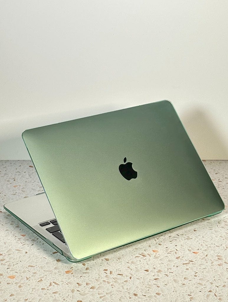 Mint Transparent MacBook Case Laptop Cases Skinnydip London