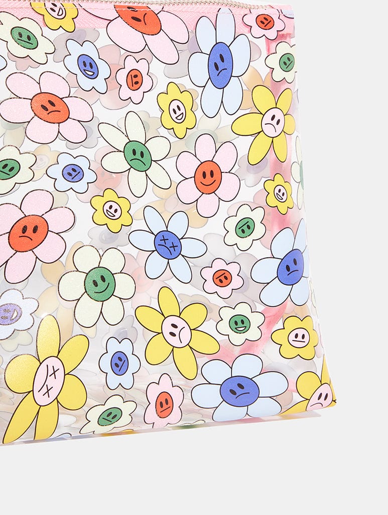 Moody Flowers Wash Bag Makeup Bags & Washbags Skinnydip London