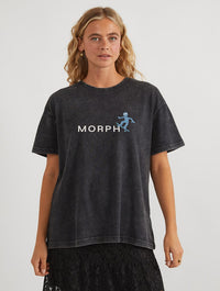 Morph x Skinnydip Skateboard Club T-Shirt In Acid Wash Tops & T-Shirts Skinnydip London