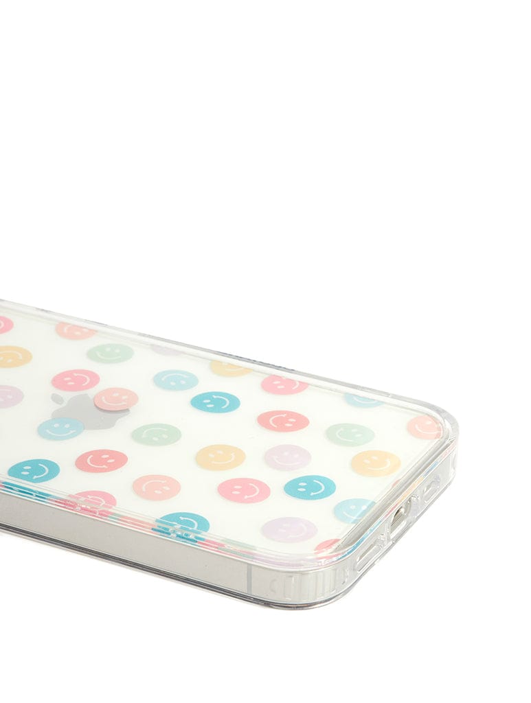 Multi Coloured Smile Face iPhone Case Phone Cases Custard London