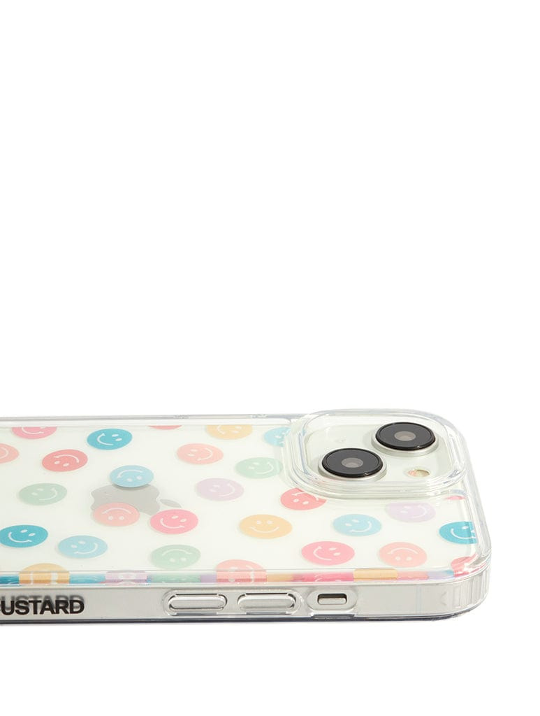 Multi Coloured Smile Face iPhone Case Phone Cases Custard London