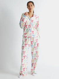 Multicolour Bow Pyjama Set Lingerie & Nightwear Skinnydip London