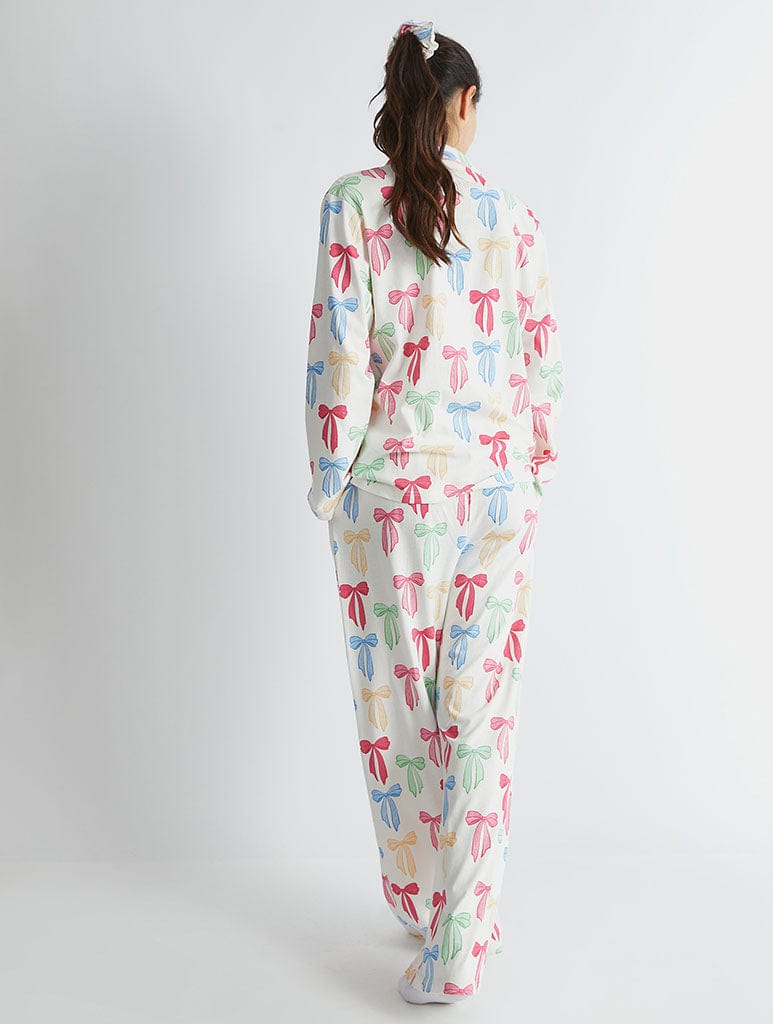 Multicolour Bow Pyjama Set Lingerie & Nightwear Skinnydip London