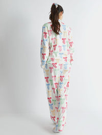 Multicolour Bow Pyjama Set Lingerie & Nightwear Skinnydip London
