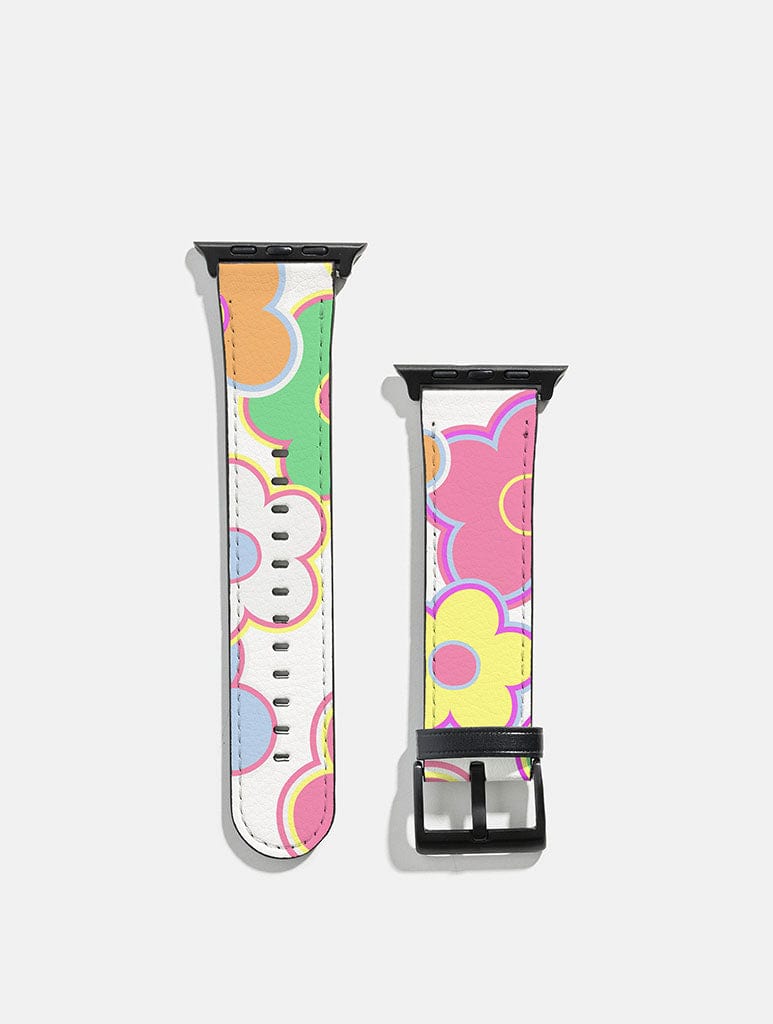 Multicolour Floral Apple Watch Strap Watch Straps Skinnydip London