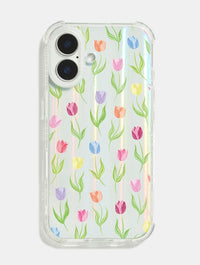 Multicolour Tulips Shock iPhone Case Phone Cases Skinnydip London