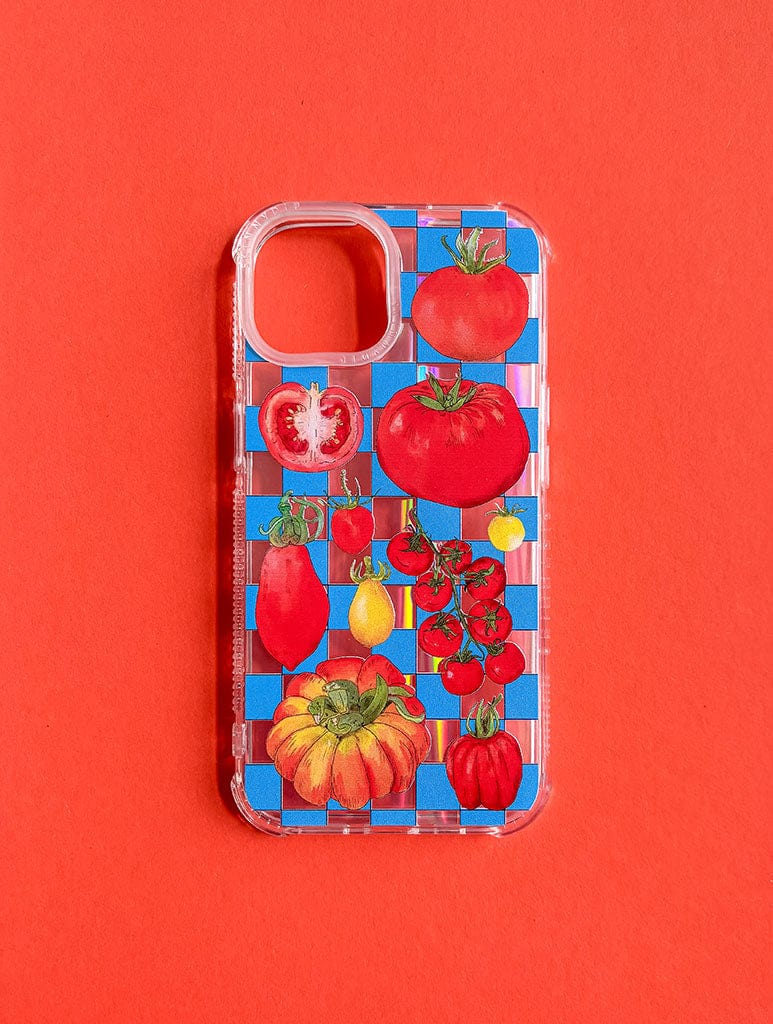 Natdraws x Skinnydip Tomato Girl Shock iPhone Case Phone Cases Skinnydip London