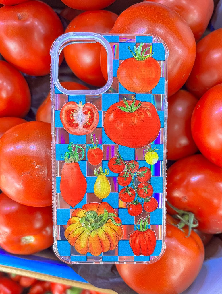 Natdraws x Skinnydip Tomato Girl Shock iPhone Case Phone Cases Skinnydip London