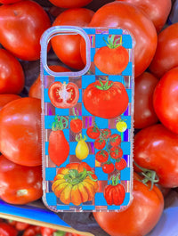Natdraws x Skinnydip Tomato Girl Shock iPhone Case Phone Cases Skinnydip London
