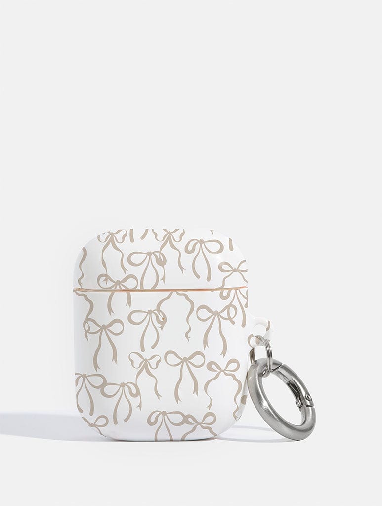 Neutral Bows AirPods Case AirPods Cases Skinnydip London