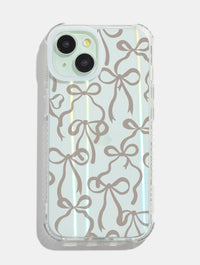 Neutral Bows Shock iPhone Case Phone Cases Skinnydip London