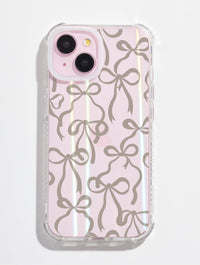 Neutral Bows Shock iPhone Case Phone Cases Skinnydip London