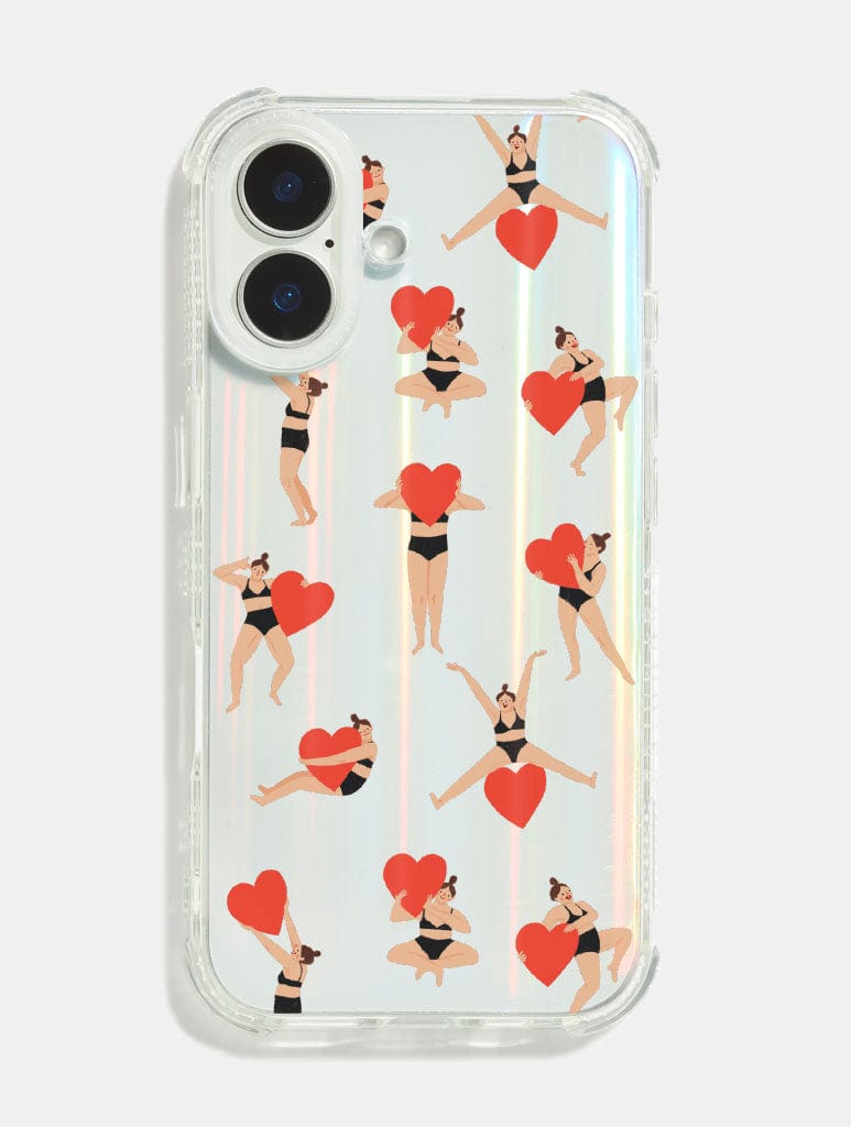 Nina Cosford x Skinnydip Heart Girl Shock iPhone Case Phone Cases Skinnydip London