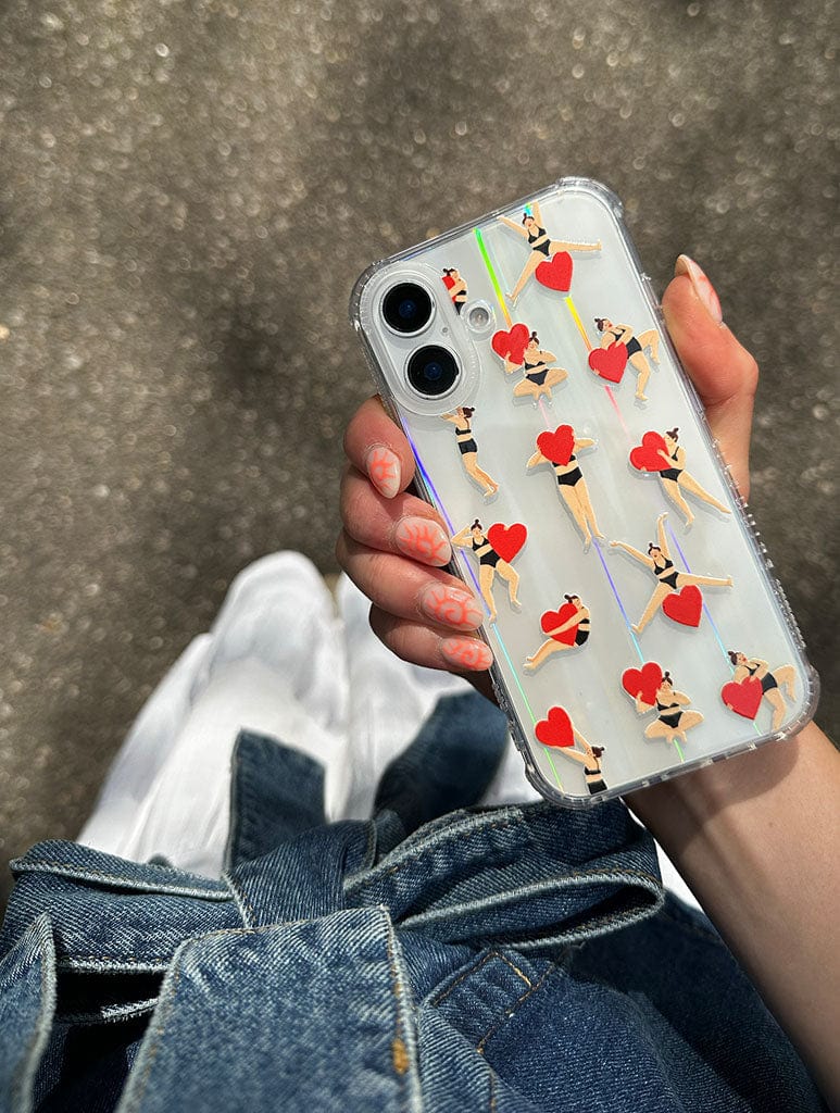 Nina Cosford x Skinnydip Heart Girl Shock iPhone Case Phone Cases Skinnydip London