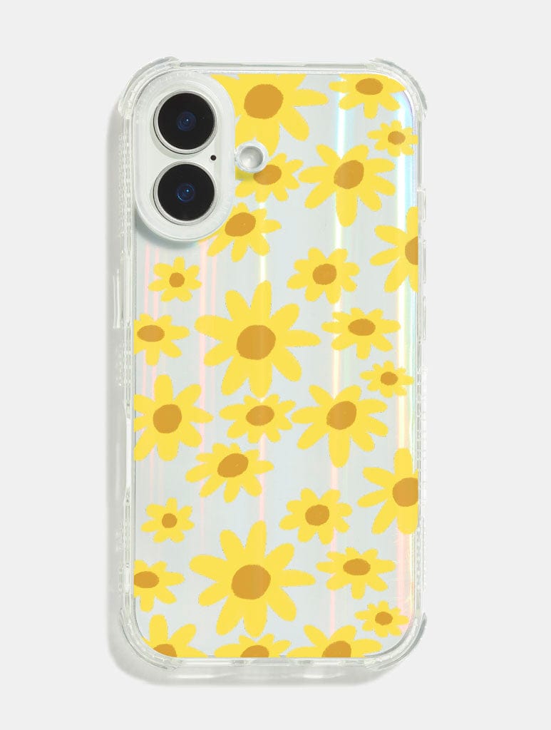 Nina Cosford x Skinnydip Yellow Flowers Shock iPhone Case Phone Cases Skinnydip London