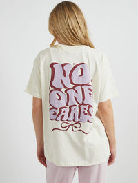No One Cares T-Shirt Tops & T-Shirts Skinnydip London